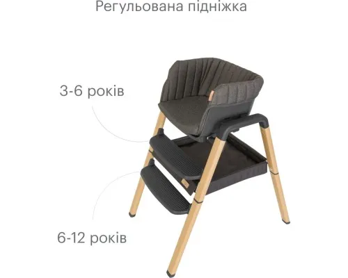 Стілець для годування Tutti Bambini 7 в 1 Nova сірий (611010/3590)