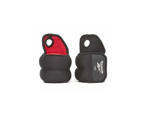 Обважнювач Reebok Wrist Weights чорний, червоний RAWT-11211 1.0 кг (885652020558)