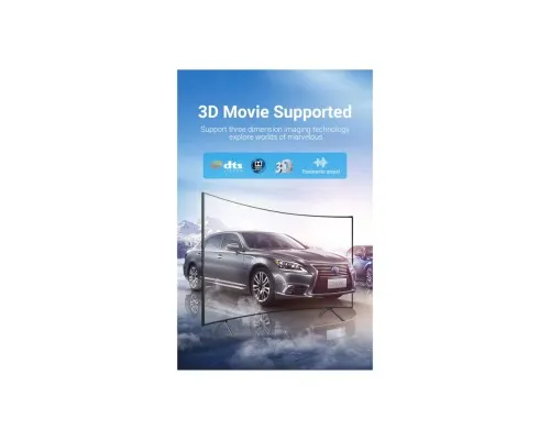 Кабель мультимедійний HDMI M to HDMI M 2.0m V2.1 8K60Hz silver VENTION (ALCIH)