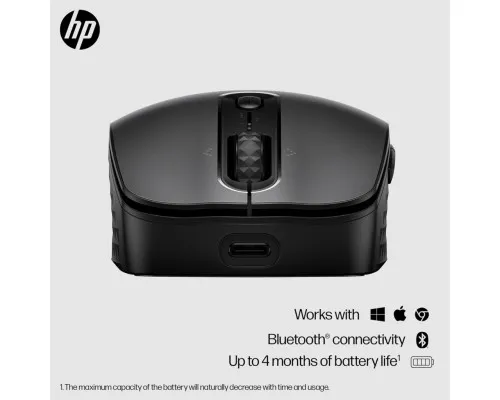 Мишка HP 690 Rechargeable Bluetooth Black (7M1D4AA)