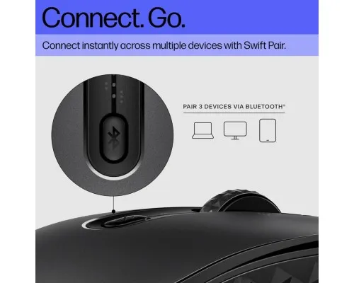 Мишка HP 690 Rechargeable Bluetooth Black (7M1D4AA)