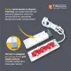 Мережевий подовжувач TECCO 2м 3 поста white (8681277841866)