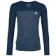 Лонгслів Ortovox 150 Cool Logo Ls Wmn deep ocean - XS - темно-синій (025.001.1221)