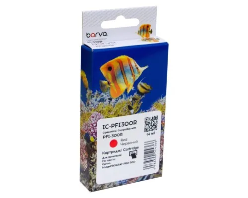 Картридж Barva Canon PFI-300R 4199C001 920с red (IC-PFI300R)