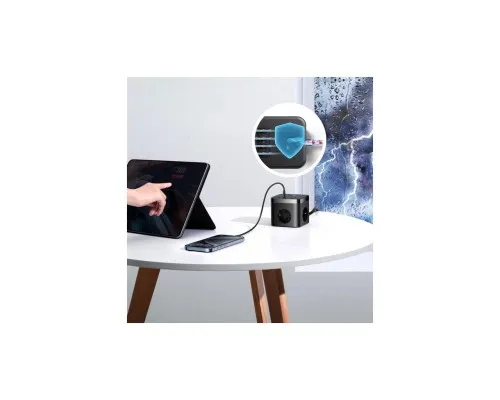 Мережевий фільтр живлення Baseus PowerCombo Cube Power Strip (E00066400117-00)