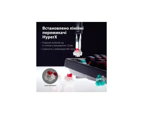 Клавіатура HyperX Origins 2 1800 HX Red USB UA Black (B4QS4AA)