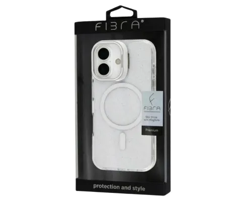 Чохол до мобільного телефона BeCover FIBRA Star Shine MagSafe Apple iPhone 17 White (715417)