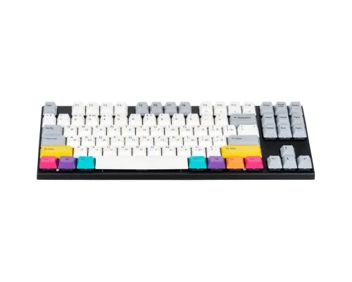 Клавіатура Varmilo APT87 CMYK C-TK Brown Wireless White Led UA (A92A024D3A5A17A007)