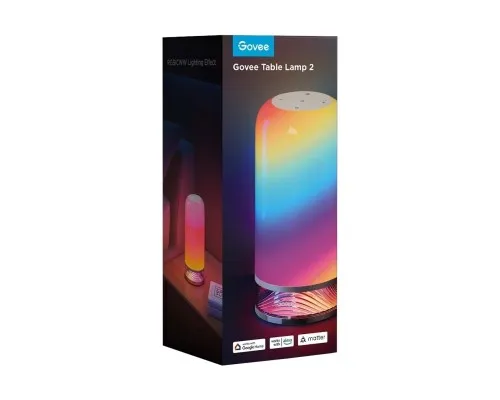 Світильник Govee H6022 Table Lamp 2, RGBICWW, WI-FI/Bluetooth, білий (H60223D1)