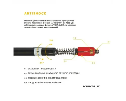 Трекінгові палиці Vipole Wilderness AS (S25 19) (DAS303456)