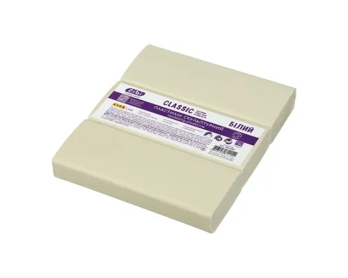 Пластилін ZiBi KIDS Line -2 скульптурний CLASSIC білий, 750 г (ZB.6287)