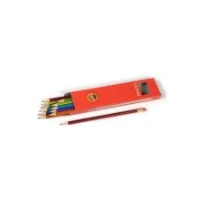 Олівець графітний Koh-i-Noor 1372 ORIENTAL, НВ with eraser (1372002012KS)
