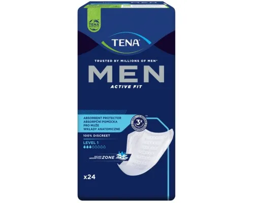 Урологічні прокладки Tena for Men Level 1 24 шт. (7322540426359/7322541493053)