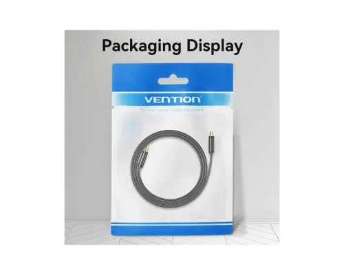 Кабель мультимедійний HDMI M to HDMI M 2.0m V2.1 8K60Hz flat VENTION (ALKBH)