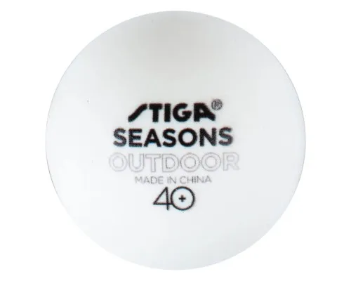 М'ячик для настільного теніса Stiga Seasons White 12 шт (1110-2810-12) (931162)