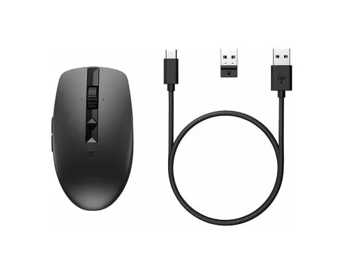 Мишка HP 710 Silent Rechargeable Wireless Black (6E6F2AA)