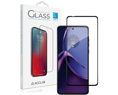 Скло захисне ACCLAB Full Glue Moto G84 Black (1283126582332)