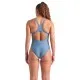 Купальник Arena Solid Swimsuit Control Pro Bac 005910-550 Сірий 42 (3468337486107)
