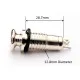 Вихідний роз'єм для гітари Paxphil Endpin Jack (Chrome) (LJ-15/2P CR)