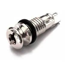 Вихідний роз'єм для гітари Paxphil Endpin Jack (Chrome) (LJ-15/2P CR)