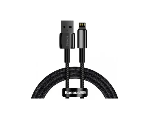 Дата кабель USB 2.0 AM to Lightning 2.0m 2.4A black Baseus (CALWJ-A01)