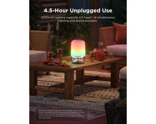 Світильник Govee Table Lamp 2 Pro x Sound by JBL, RGBICWW, WI-FI/Bluetooth, білий (H60200F1)