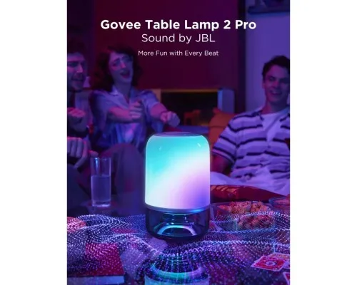 Світильник Govee Table Lamp 2 Pro x Sound by JBL, RGBICWW, WI-FI/Bluetooth, білий (H60200F1)