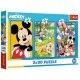 Пазл Trefl Mickey&friends Команда Міккі Мауса 3 х 80 елементів (5900511348873)