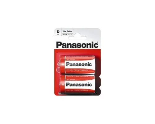 Батарейка Panasonic D R20 RED ZINK * 2 (R20REL/2BPR)