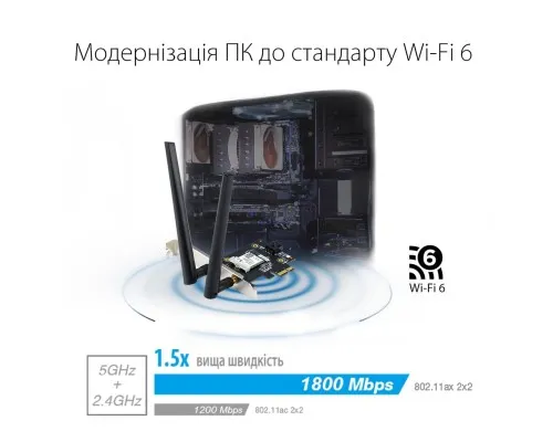 Мережева карта Wi-Fi ASUS PCE-AX1800