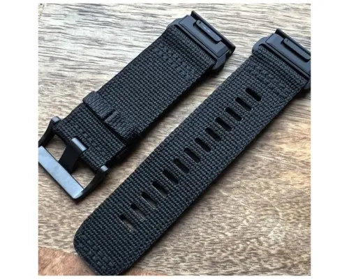 Ремінець до смарт-годинника Garmin Tactix Delta, 26mm QuickFit,Tactical Black Nylon (010-13010-00)