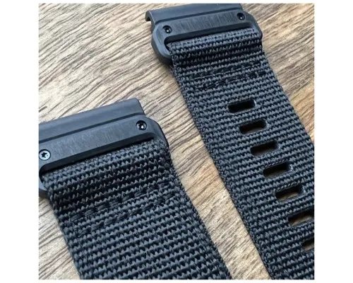 Ремінець до смарт-годинника Garmin Tactix Delta, 26mm QuickFit,Tactical Black Nylon (010-13010-00)
