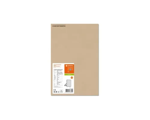 Прожектор LEDVANCE Flood ESSENTIAL SENSOR 50W 840 BK IP65 (4058075768390)