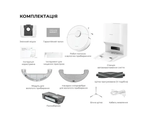 Пилосос Dreame Bot D10 Plus Gen 2 (RLD32GD)