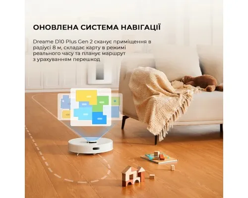 Пилосос Dreame Bot D10 Plus Gen 2 (RLD32GD)