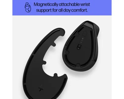 Мишка HP 920 Ergonomic Vertical Wireless/Bluetooth Black (6H1A4AA)