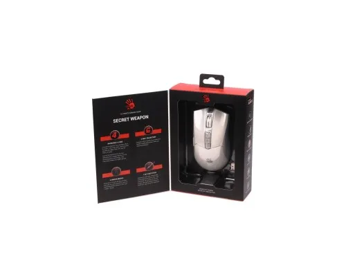 Мишка A4Tech Bloody R90 Plus Wireless Greyish White (4711421001731)