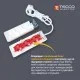 Мережевий подовжувач TECCO 3м 4 поста white (8681277842108)