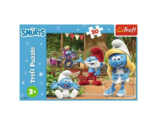 Пазл Trefl The Smurfs Смурфет і Смурфики 30 елементів (5900511183122)