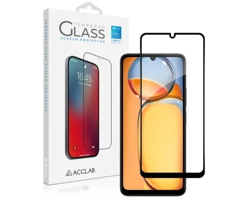 Скло захисне ACCLAB Full Glue Xiaomi Redmi 13C Black (1283126583209)