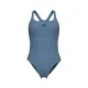 Купальник Arena Solid Swimsuit Control Pro Bac 005910-550 Сірий 44 (3468337486114)