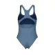 Купальник Arena Solid Swimsuit Control Pro Bac 005910-550 Сірий 44 (3468337486114)