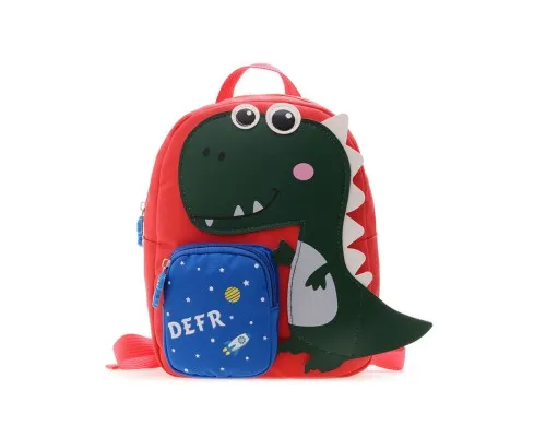Рюкзак дитячий Evo-kids Small Dino Red Black (2418-12 Red Black Dino)