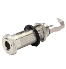Вихідний роз'єм для гітари Paxphil Cylinder Flush Mount Jack (Chrome) (LJ-20/2P CR)