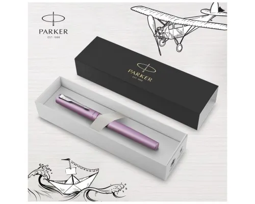 Ручка пір'яна Parker VECTOR 17 XL Metallic Lilac CT  FP M (06 412)