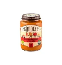Дитяче пюре Rudolfs Органічне лосось з макаронами та овочами 190 г (4751017941782)