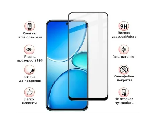 Скло захисне BeCover Realme C85 5G Black (715139)
