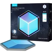 Світильник Govee H106A Glide Hexagon Light Panels Ultra expansion pack, 1шт, RGBIC, WI-FI/Bluetooth, фіолетовий (H106A007)