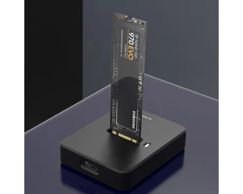 Док-станція для накопичувачів Gembird USB Type-C M.2 SATA NVME SSD (DD-U3M2)