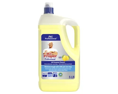 Засіб для миття підлоги Mr. Proper Professional Універсальний Лимон 5 л (8700216250313)